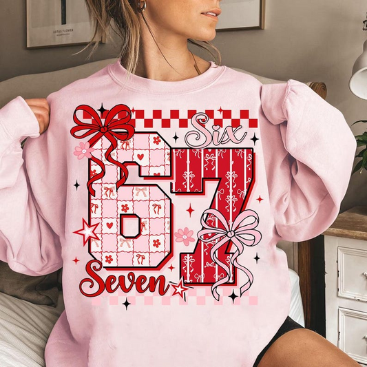 Funny Six Seven Coquette Bow Shirt 67 Viral Internet Joke Shirt Preppy Girly Floral Shirt Trending Social Media Humor Shirt 6 7 Valentine 1767154901400.png