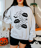 Be Creepy With Me Sweatshirt Valloween Sweatshirt Vampire Sweatshirt Vampire Valentines Valentines Sweatshirt Conversation Heart Shirt 1767165752264.png