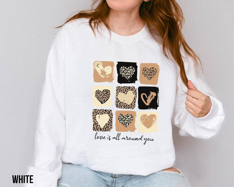 Heart Valentine Sweatshirt Leopard Heart Sweatshirt Leopard Print Sweatshirt Animal Print Cute Valentine Day Shirt For Women Love Shirt 1767670203804.png