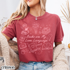 Book Valentines Day Comfort Colors Shirt All Booked For Valentines Day Tshirt Reader Bookish Cupid T Shirt Xoxo Heart Librarian Vday Idea 1767672762880.png
