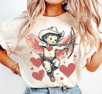 Retro Cupid Bow Shirt Retro Valentine Shirt Baby Cupid Shirt Valentines Day Shirt Howdy Valentine Shirt Cowboy Valentine Shirt Be My Valentine 1767772110068.png