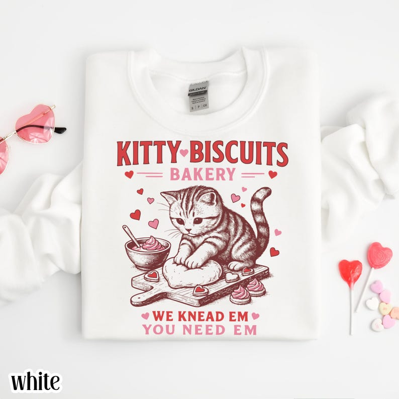 Valentines Cat Sweatshirt Kitty Biscuits Bakery Sweater Funny Vday Cat Lover Pullover Cute Kitten Baking Cookies Love Crewneck Girlfriend 1767773105291.png
