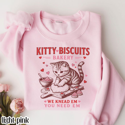 Valentines Cat Sweatshirt Kitty Biscuits Bakery Sweater Funny Vday Cat Lover Pullover Cute Kitten Baking Cookies Love Crewneck Girlfriend 1767773105757.png