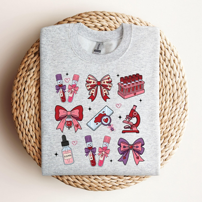 Lab Tech Valentines Day Laboratory Scientist Hematology Sweatshirt Lab Tech Sweatshirt Laboratory Shirts Lab Tech Shirt Valentines 1767774446755.png