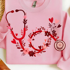 Floral Nurse Stethoscope Valentine Shirt Valentines Day Nursing Sublimation Tshirt 1767775968288.png