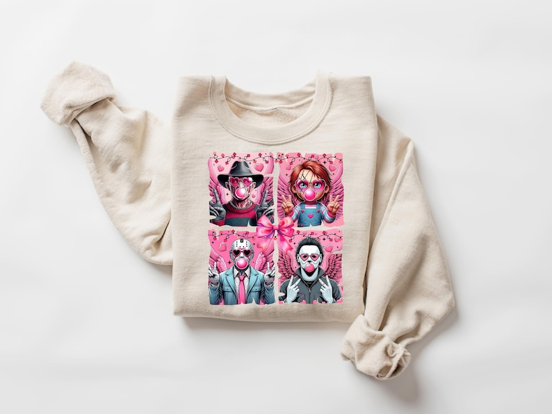 Horror Valentine Sweatshirt Valentines Day Shirts Trendy Valentine Shirt Valentines Day Gift Gift For Her Funny Valentines Day Hoodie 1767932734193.png