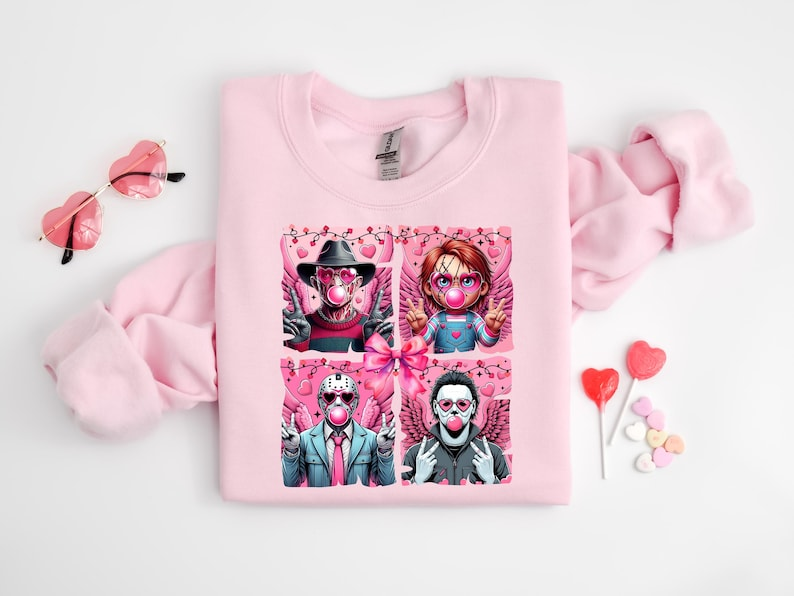 Horror Valentine Sweatshirt Valentines Day Shirts Trendy Valentine Shirt Valentines Day Gift Gift For Her Funny Valentines Day Hoodie 1767932734200.png