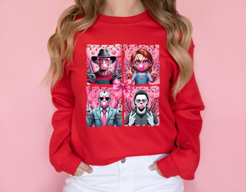 Horror Valentine Sweatshirt Valentines Day Shirts Trendy Valentine Shirt Valentines Day Gift Gift For Her Funny Valentines Day Hoodie 1767932734352.png