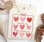 Comfort Colors Valentines Day Teacher Shirt Teaching Little Valentines Cute Strawberry Candy Hearts School Coquette Sweethearts Y2k Gift 1768011191836.png