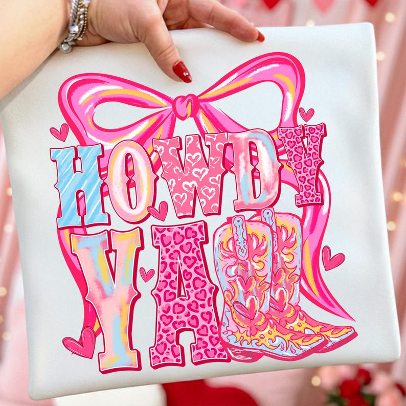 Howdy Valentine Shirt Valentine Cowboy Western Shirt Heart Love Shirt Trendy Valentine Shirt Valentine Shirt 1768013898042.png