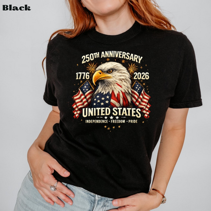 250th Anniversary United States Shirt Patriotic Eagle T Shirt America 1776 2026 Tee Independence Day Usa Shirt 1768016126372.png