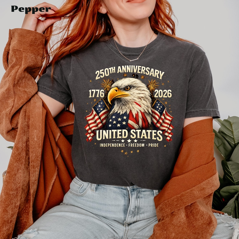 250th Anniversary United States Shirt Patriotic Eagle T Shirt America 1776 2026 Tee Independence Day Usa Shirt 1768016127236.png
