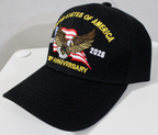 United States Of America 250th Anniversary Baseball Hat American Flag Hat Adjustable Black Hat 1776 2026 Hat 1768202130705.png