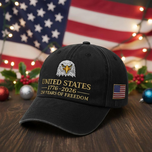 We The People 250 Years Of Freedom Embroidered Hat Baseball Cap 1776 2026 Anniversary Gift For 1768202685541.png