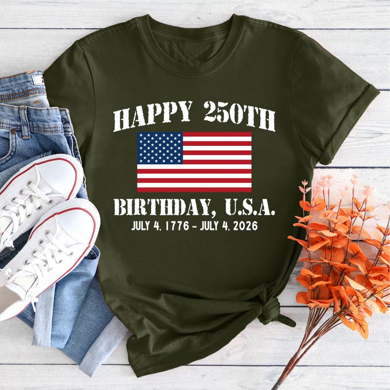 Happy 250th Birthday Usa Shirt America 250 Tee Patriotic 4th Of July Shirt Semiquincentennial Gift Independence Day Usa Shirt 1776 2026 1768534556729.png