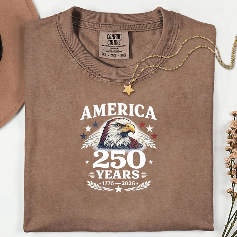 Comfort Colors Retro Usa 250 Shirt 250th Anniversary Independence Day Tee 4th Of July Patriotic Usa Flag Gift 1768534775312.png