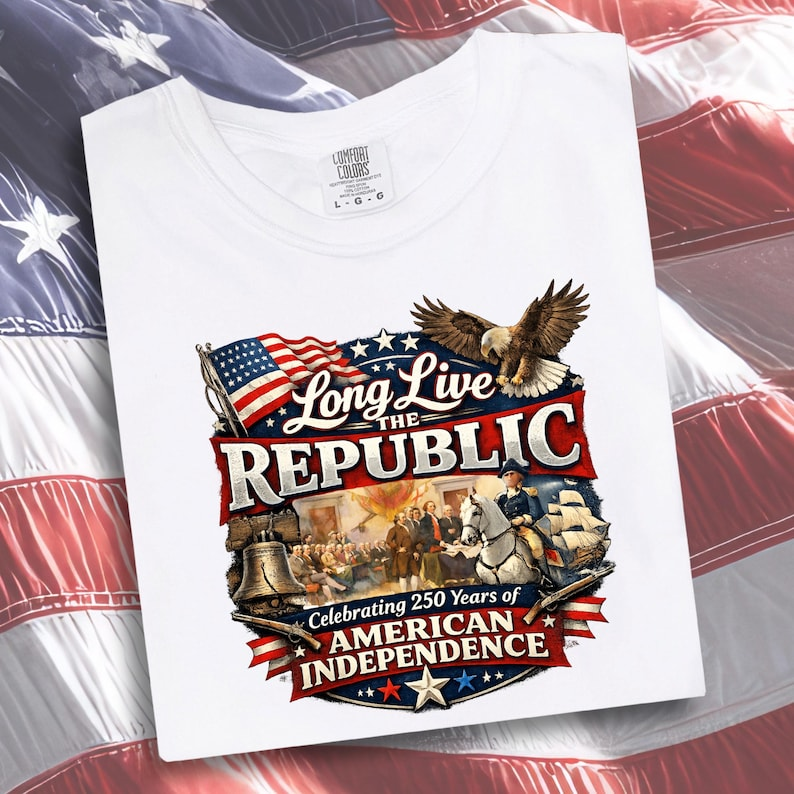 Fourth Of July 250th Anniversary Shirt Comfort Colors Tee American Veterans Gift Independence Day July 4th Celebration Top 1768535778018.png
