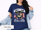 Patriotic Cat Shirt 250th America Anniversary 250 Years Of Freedom 4th Of July Gift For Cat Lovers American Independence Day Cat Mom Tshirt 1768536257504.png