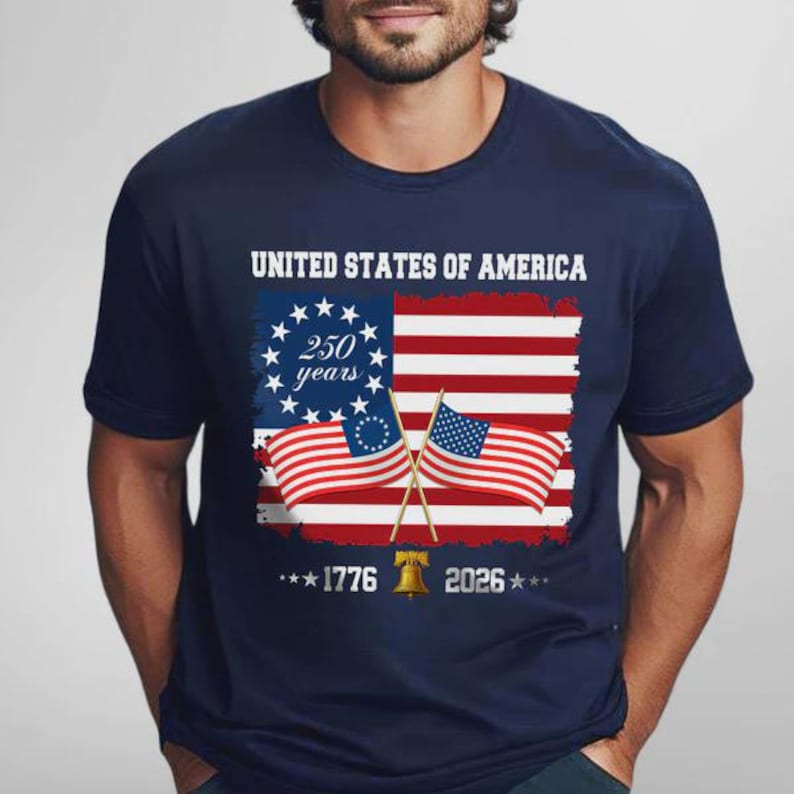 United States Of America T Shirt Patriotic 250th Anniversary Shirt 1768537386069.png