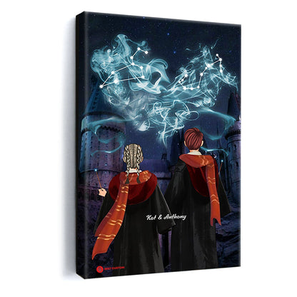 Wizard Couple Patronus Fan - Personalized Canvas - Gift For Couple 17_2_63be7bcb-8586-4556-890d-4984fe1e51d2.jpg