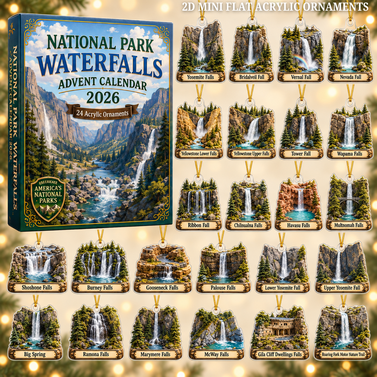 National Park Waterfalls Advent Calendar 2026 - 24-Day Festive Countdown, Acrylic Charms Blind Box - Gift For Family & Friends 17b642ce-b3de-4624-8afc-fd5a14b0caf5-waterfall-text.png