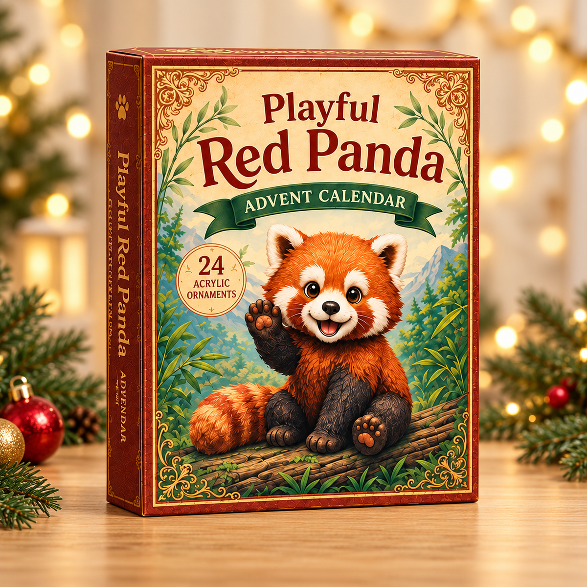Playful Red Panda Advent Calendar 2026 - 24-Day Festive Countdown, Acrylic Charms Blind Box - Gift For Red Panda Lovers 17e24358-ea24-4e67-89d8-ca82eb0113a3-red-panda-box.png