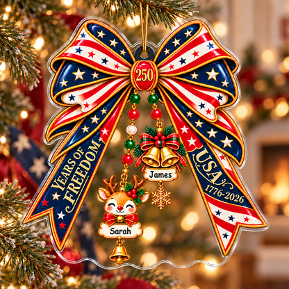 This Christmas 250 Year Of Freedom - Personalized Acrylic Ornament - Christmas Acrylic Ornament 180e7ce1-302e-44b5-859c-d720c2502ea1-7b1065e5-eeba-4765-8332-ee7de4292c40.png