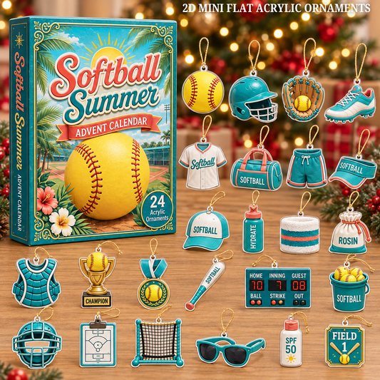 Softball Summer Advent Calendar 2026 - 24-Day Festive Countdown, Acrylic Charms Blind Box - Gift For Softball Lovers 187a8d0b-5f6c-4ca5-8917-68997e7710a3-softball-text.png