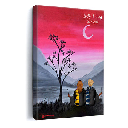 Wizard Couple With Tree - Personalized Canvas - Gift For Couple 18_2_9e98c996-a175-4c9e-82f3-5b6b63aefc6a.jpg