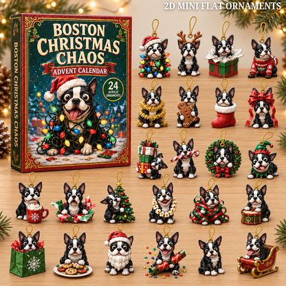 Boston Christmas Chaos Advent Calendar 2026 - 24-Day Festive Countdown, Acrylic Charms Blind Box - Gift For Dog Lovers 18b0640a-570b-4158-b409-fdc692b18d10-boston-text.png