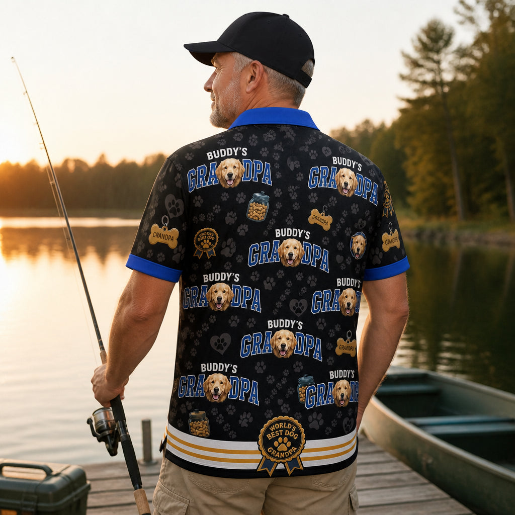 Dog Grandpa Custom Photo - How to customize