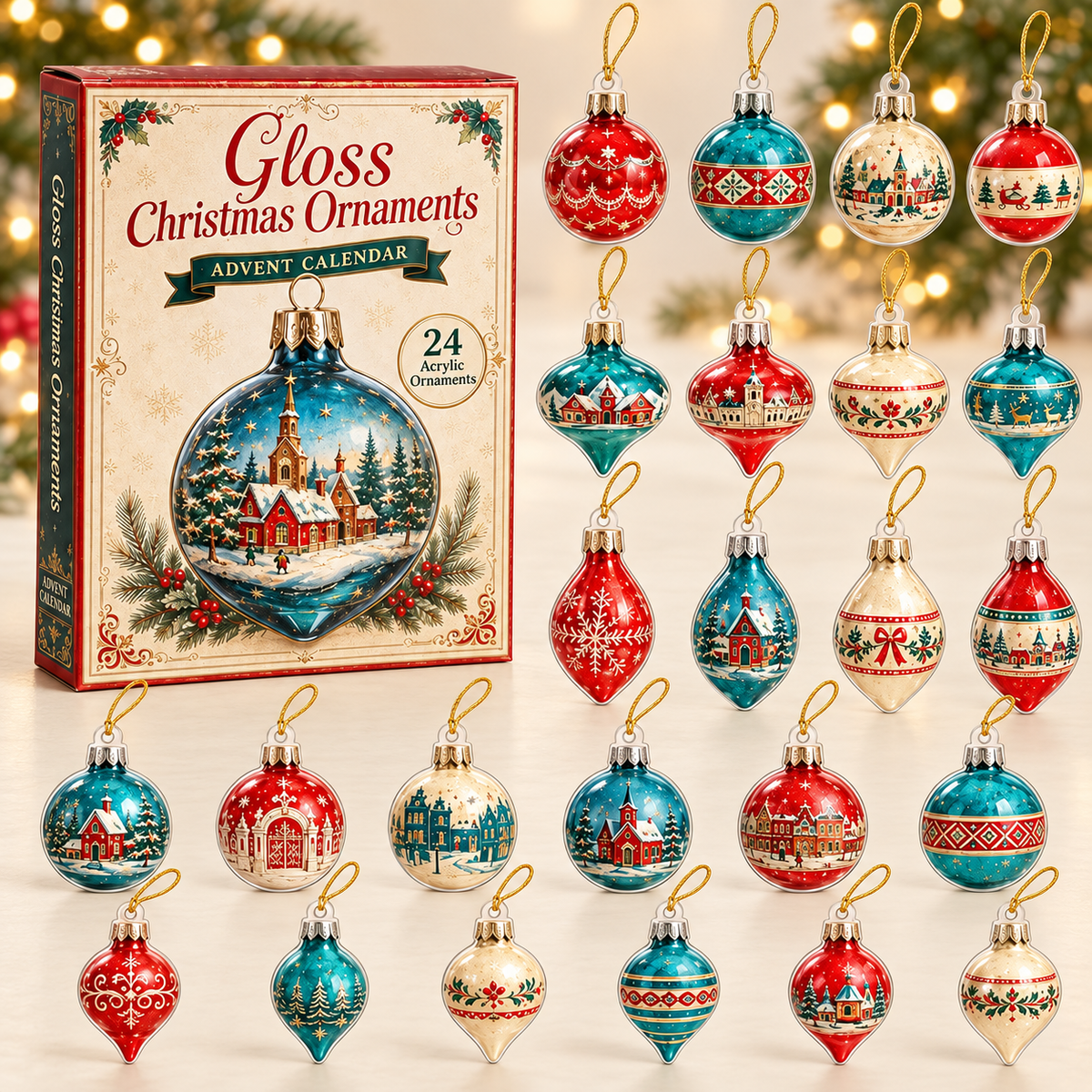 Acrylic Gloss Christmas Advent Calendar 2026 - 24-Day Festive Countdown, Acrylic Charms Blind Box - Gift For Christmas Lovers 1917f4e0-995c-4e98-ad00-46aca6618444-gloss-ornament-box-charms.png