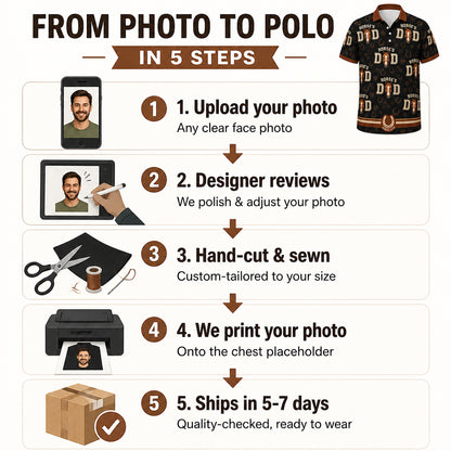 Horse Dad Custom Photo - How it is made
