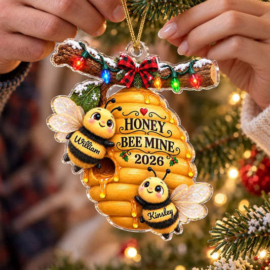 Couple Bees Hive 2D Flat - Personalized Acrylic Ornament - Christmas Gift For Couples, Gift For Her, Gift For Him 19d36536-b87c-47c7-95e1-aa7c71578778-0SbvmVJ920__pod220261002991_web-7.jpg