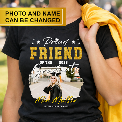 Congrats Graduation 2026 Personalized Graduation T-shirt