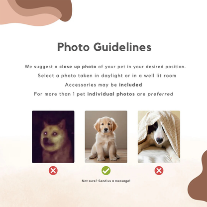 Custom Pet Photo Blanket, Personalized Dog Portrait Blanket