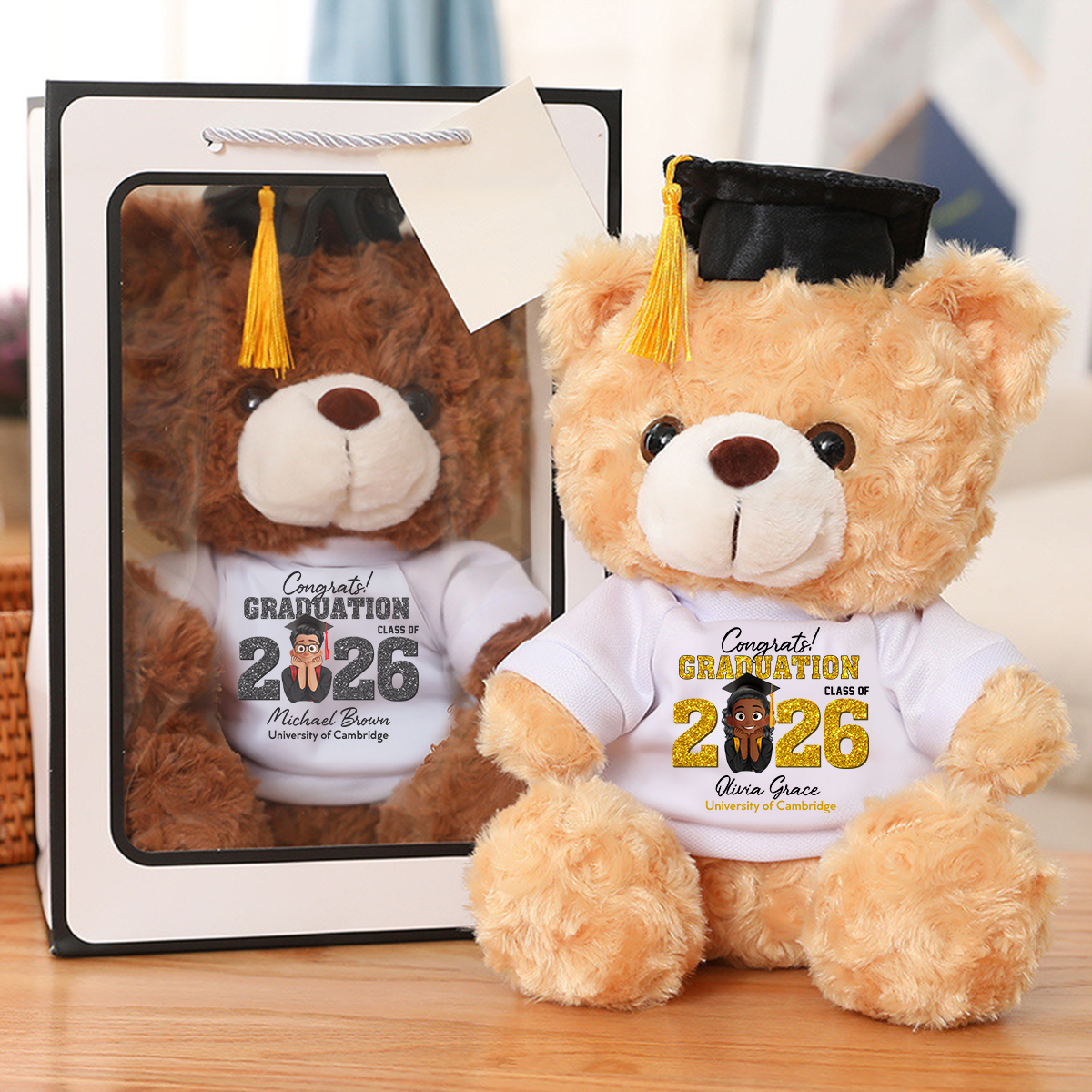 Congrats 2026 Personalized Graduation Teddy Bear