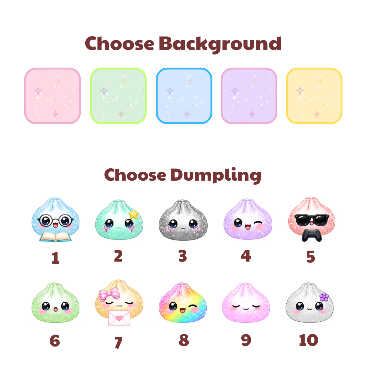 Cute Gift For Kids 2026 Cute Dumpling Squishy Hunter - Personalized Ornament - Gift For Kid, Famlily