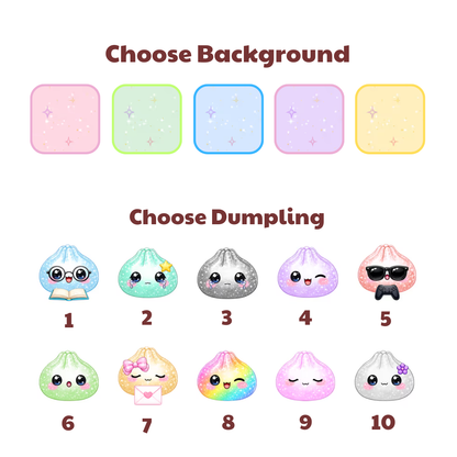 Cute Gift For Kids 2026 Cute Dumpling Squishy Hunter - Personalized Ornament - Gift For Kid, Famlily