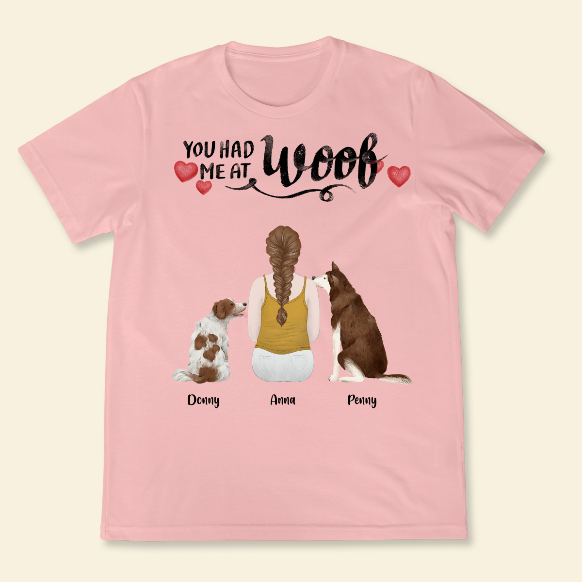 You Had Me At Woof Girl And Dog Personalized T Shirt Custom Tee For Dog Lovers Dog Mom Lovely Gift For Pet Lovers 1_1642a5ff-9bc1-43d4-9710-15a31964d0e3.png