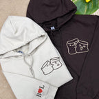 Marshmallow Love Embroidered Shirt, Roman Numeral Shirt, Matching Couple Shirt, Gifts For Couples 1_164ed821-fc8b-4a92-a025-3421949dcdea.jpg