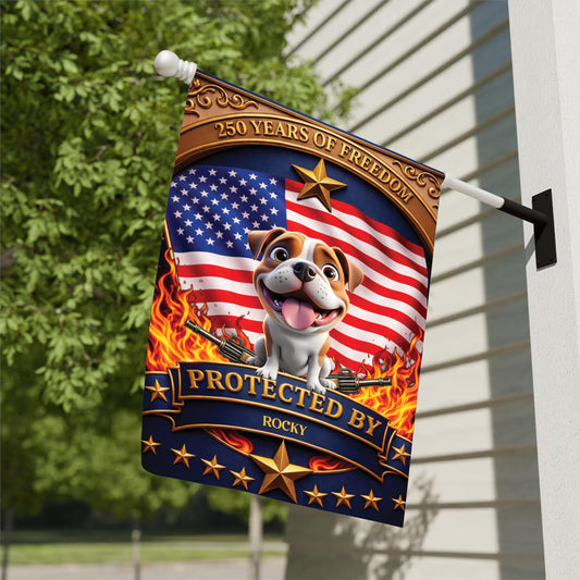 Proud Of 250th America Freedom - Personalized Custom Flag