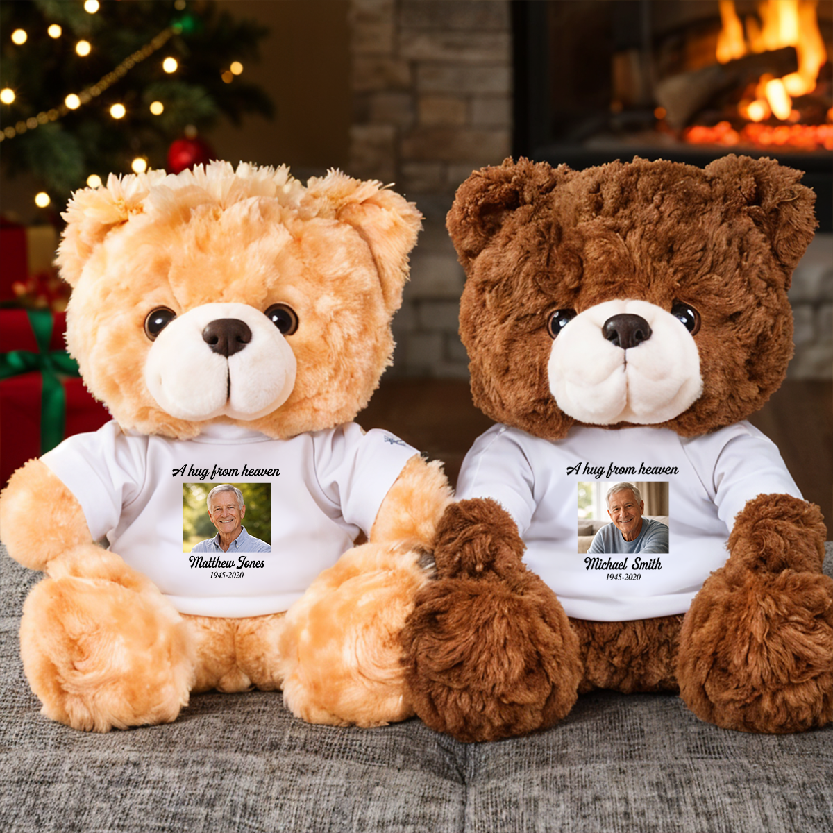 A Big Piece Of My Heart Lives In Heaven Teddy Bear