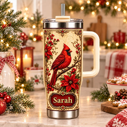 Personalized Cardinal Memorial Gift Tumbler