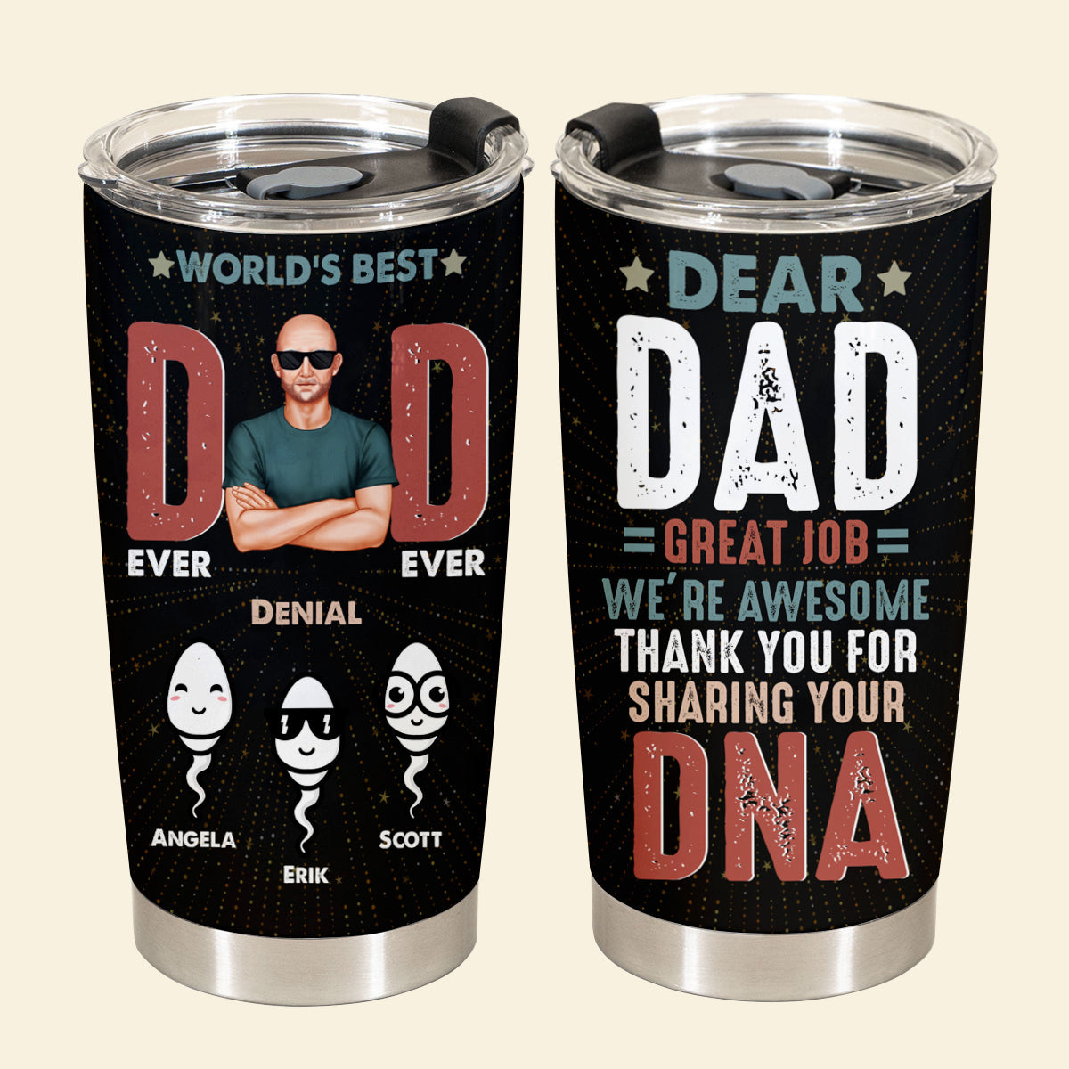 Thank You For Sharing Your DNA Dad - Personalized Tumbler - Gift For Father, Father's Day 1_20d56cb7-7648-4bfa-9b54-d0defd0c1508.jpg