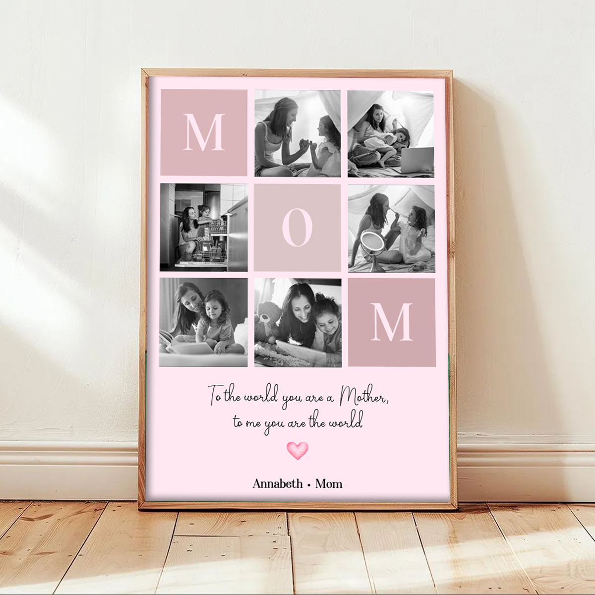 Beautiful Moments Memory Collage - Personalized Photo Poster