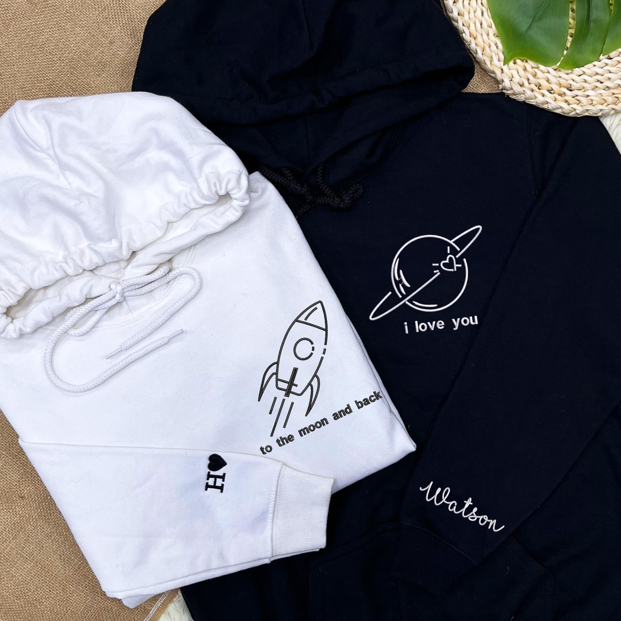 I Love You To The Moon And Back Shirt, Matching Couple Embroidered shirt, Gift For Couple, Gift For Boyfriend Girlfriend 1_260c27f6-4918-4435-a01e-5cbe1d159d34.jpg
