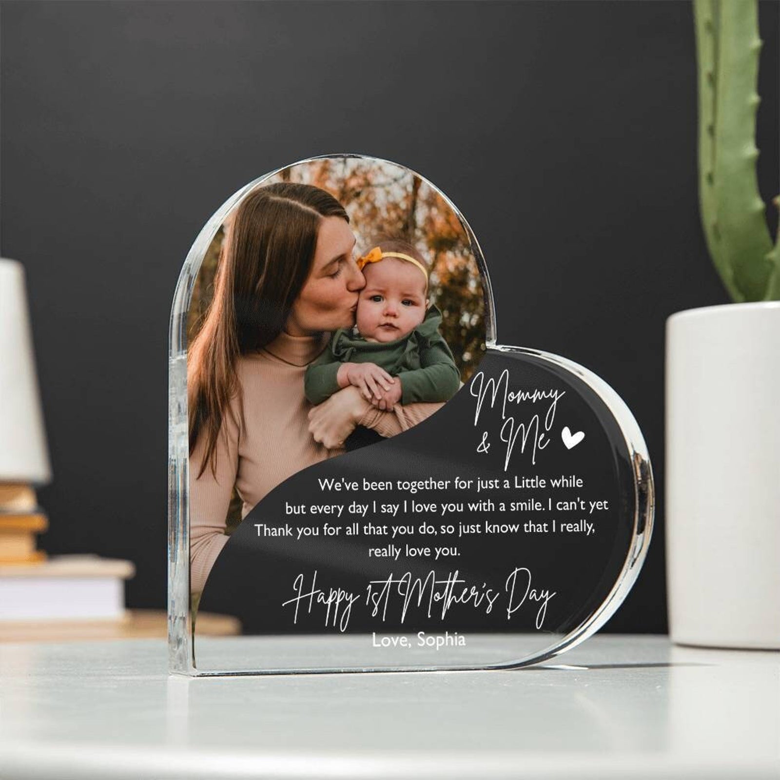 Happy 1st Mother's Day - Personalized Acrylic Plaque - Gift For New Mom 1_284af3f8-7e24-4ce7-bfc7-3481a49cfe37.jpg