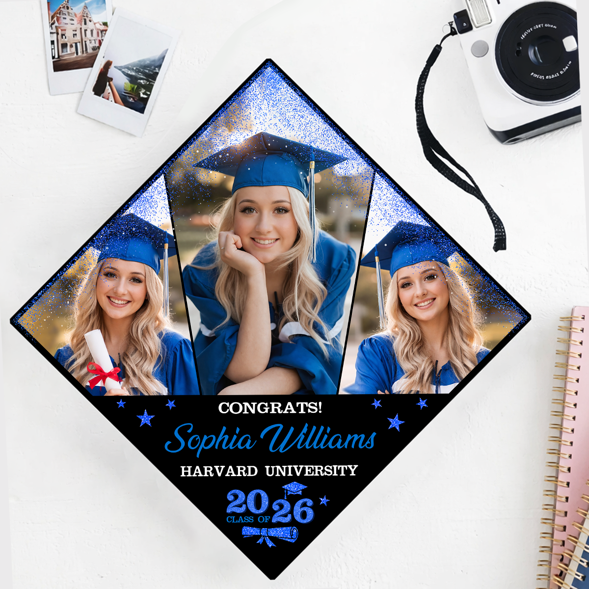 Custom Graduation Cap Topper - Decorations For Grad Cap