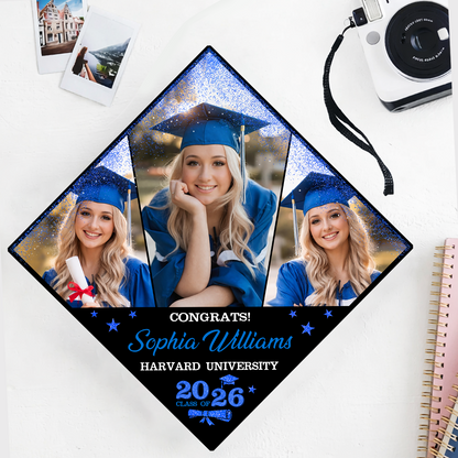 Custom Graduation Cap Topper - Decorations For Grad Cap